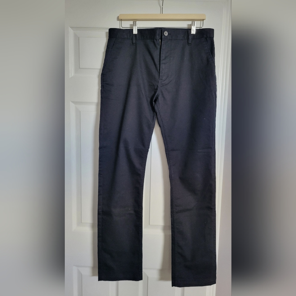 Men's Straight Fit Black Pants